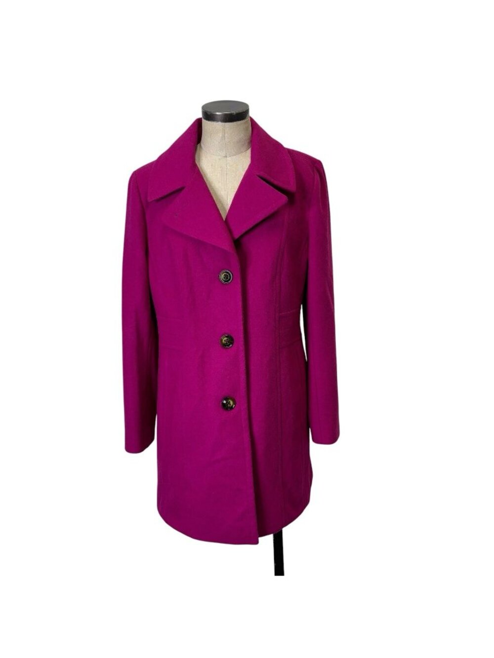 London Fog Wool Car Coat Large